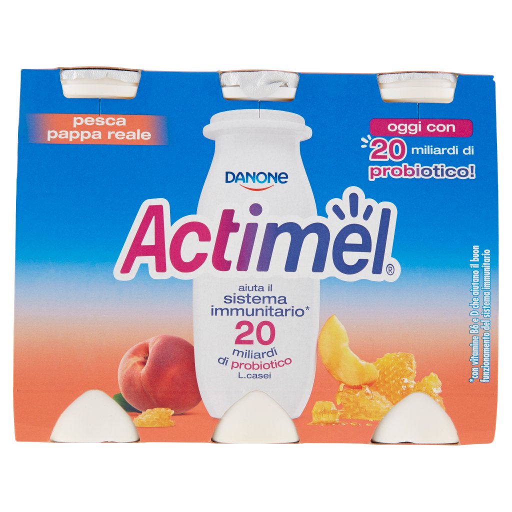 Actimel Gusto Pesca e Pappa Reale 