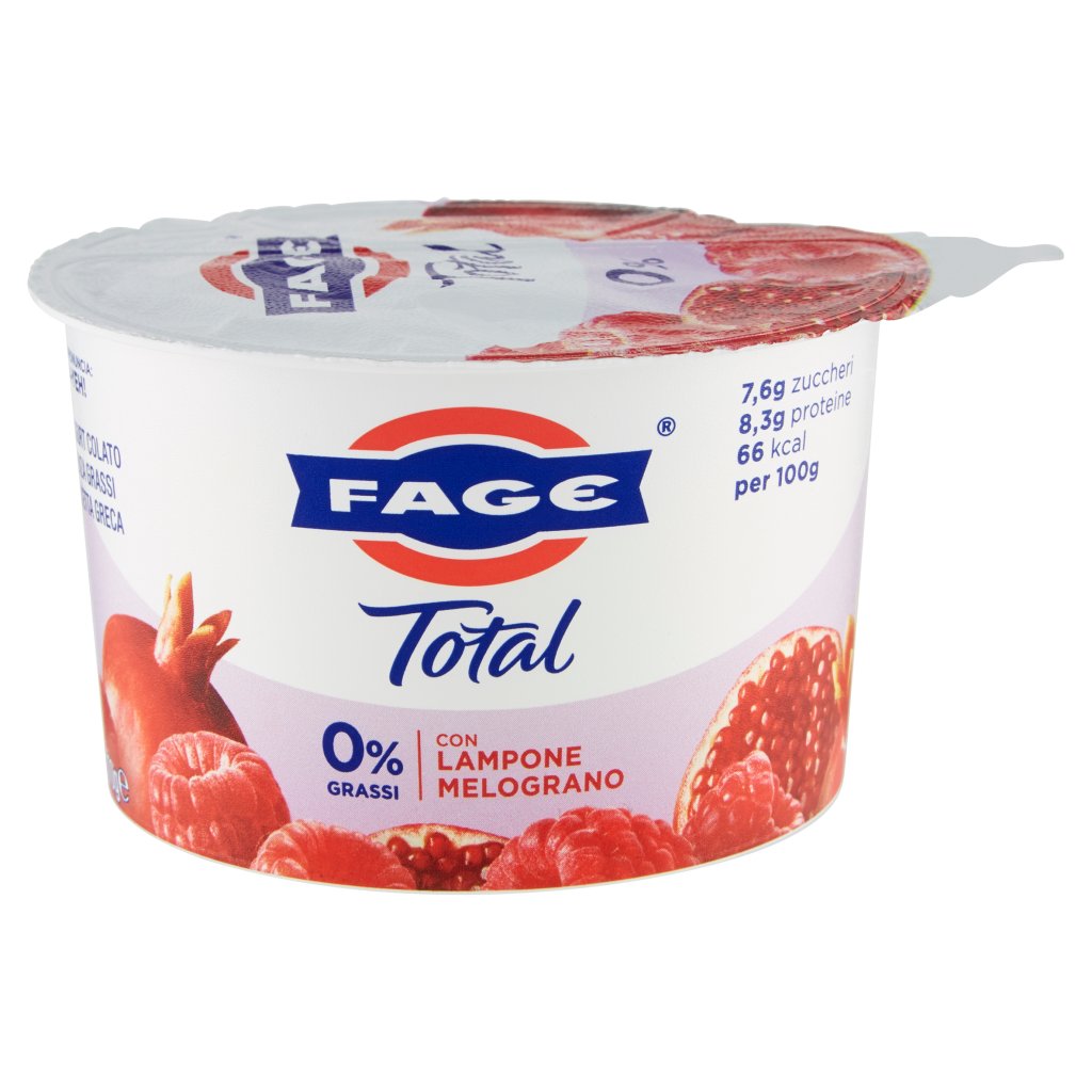 Fage Total 0% Grassi con Lampone Melograno 